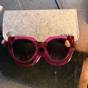 DIFF pink “Ivy” Sunglasses